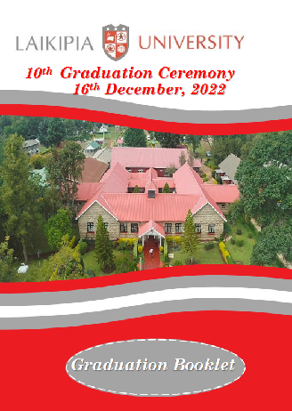 10th Graduation Ceremony Booklet