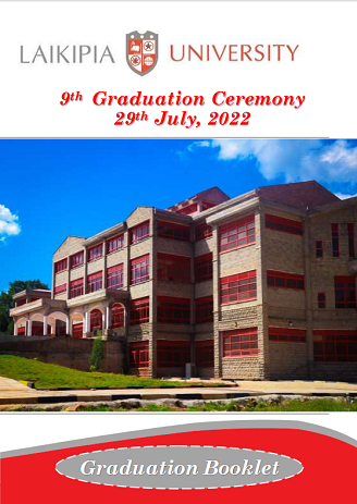 9th Graduation Ceremony Booklet